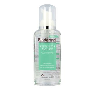 Biodermal Reinigingsmousse alle huidtypen 150 Milliliter