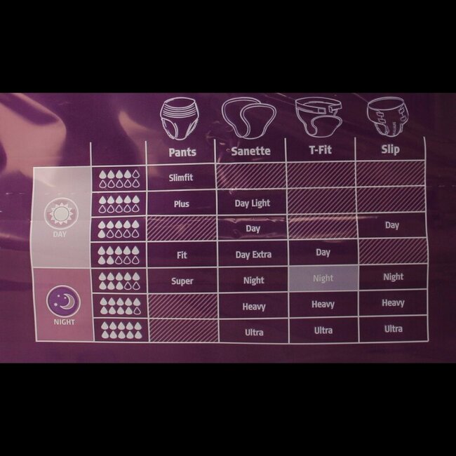 Absorin Comfort t-fit night maat XL 15 Stuks