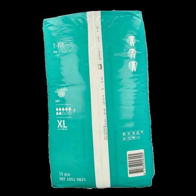 Absorin Comfort t-fit day taille XL 15 pièces