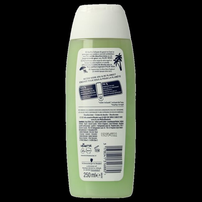 FA Douchegel yoghurt of care aloe vera 250 Milliliter