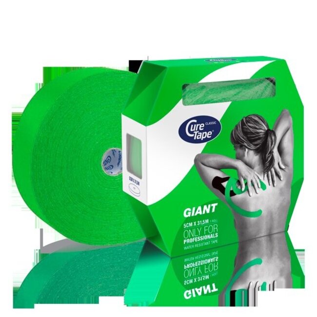 Kinesiotape giant groen 5cm x 31.5m 1 Stuks