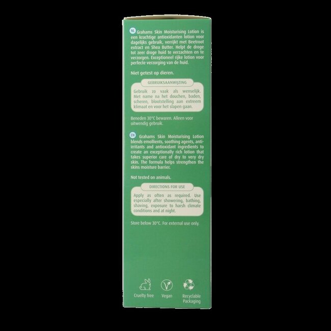 Grahams Skin moisturizing lotion  200 Milliliter