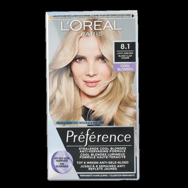 8.1 Copenhagen licht asblond 1 Set