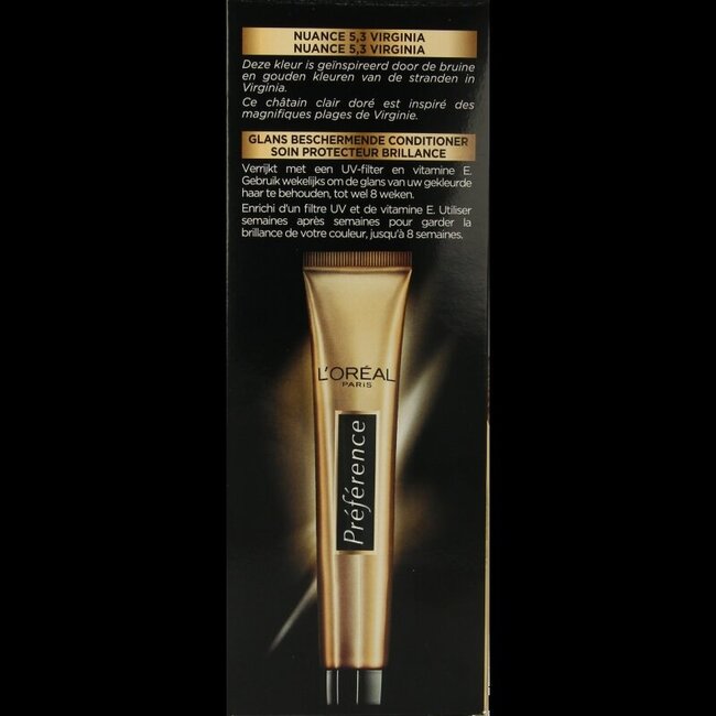 Preference 5.3 Virgin licht goudbruin 1 Set