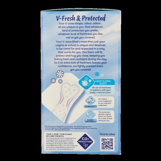 Libresse Inlegkruisjes daily fresh normaal deo fresh 32 Stuks