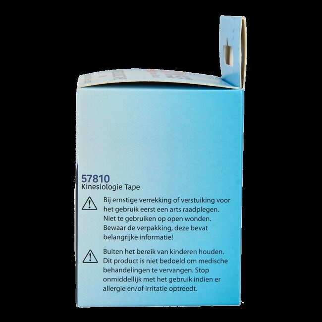 Emdee Kinesio tape zwart pre cut 1 Stuks