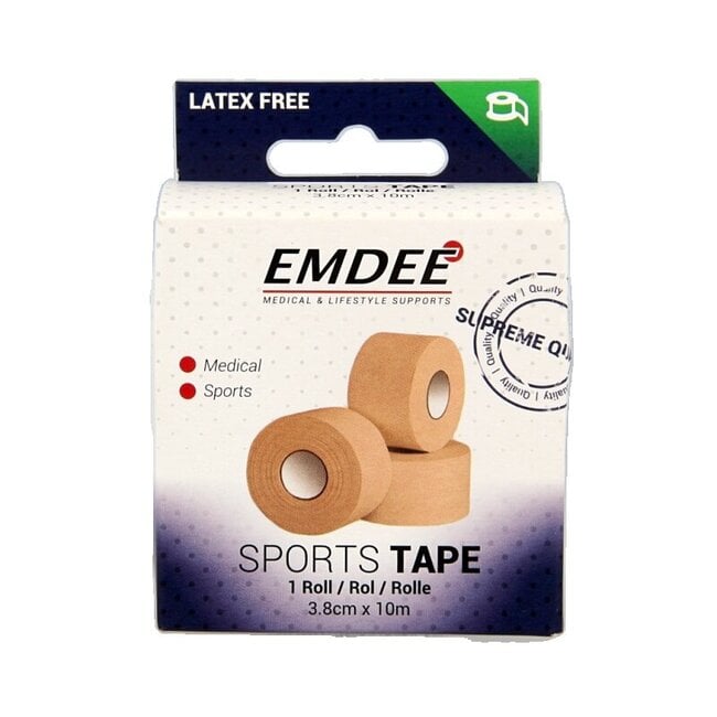 Sport tape 3.8cm x 10m huidkleur 1 Stuks