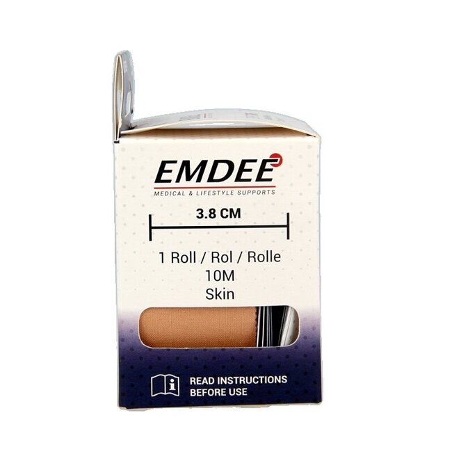 Emdee Sport tape 3.8cm x 10m huidkleur 1 Stuks