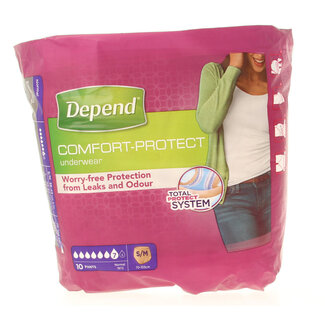 Depend Depend Pants Normal taille S/M 10 pièces
