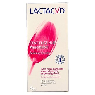Lactacyd Wasemulsie gevoelige huid 200 Milliliter