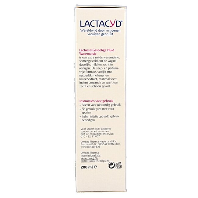 Lactacyd Émulsion lavante peaux sensibles 200 ml