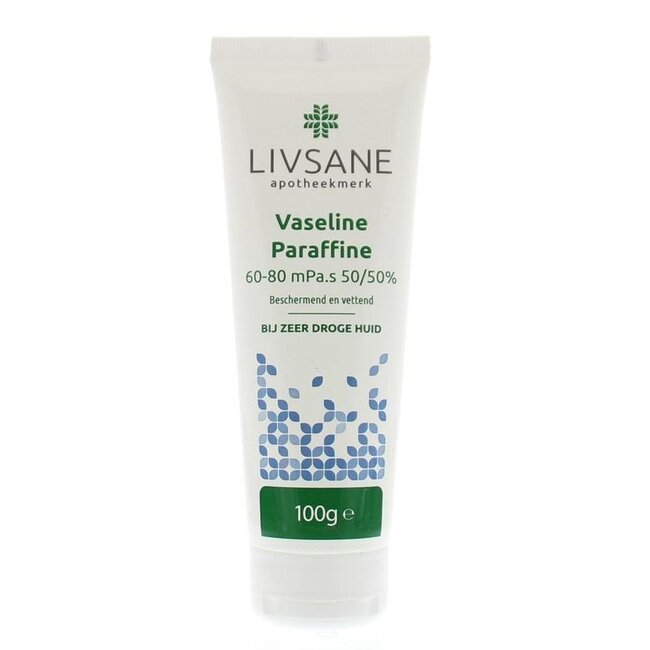 Vaseline Paraffine 60-80 mPa.s gelijke delen 100 Gram