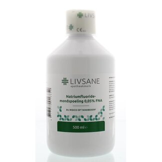 Livsane Natriumfluoride mondspoeling 0.05% 500 Milliliter