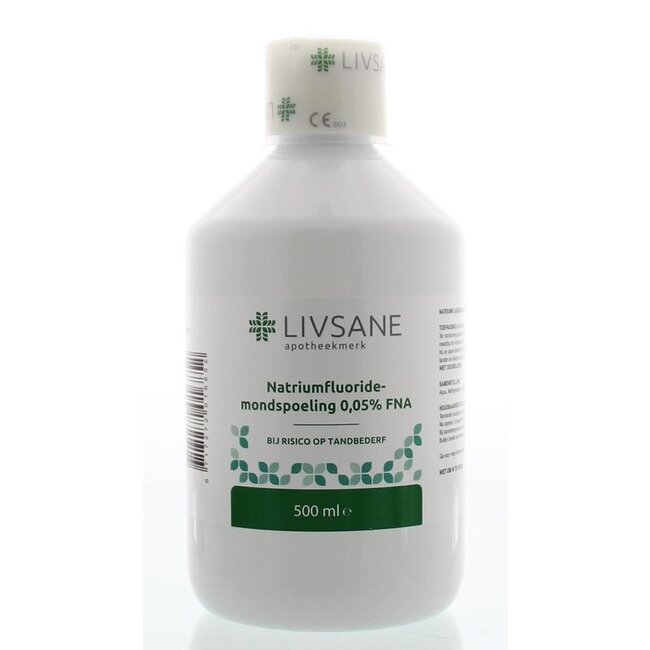 Natriumfluoride mondspoeling 0.05% 500 Milliliter