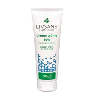 Livsane Ureumcreme 10% in tube 100 Gram