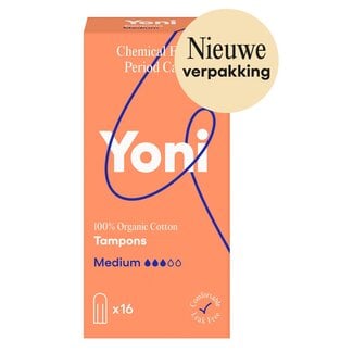 Yoni Tampons medium 16 Stuks