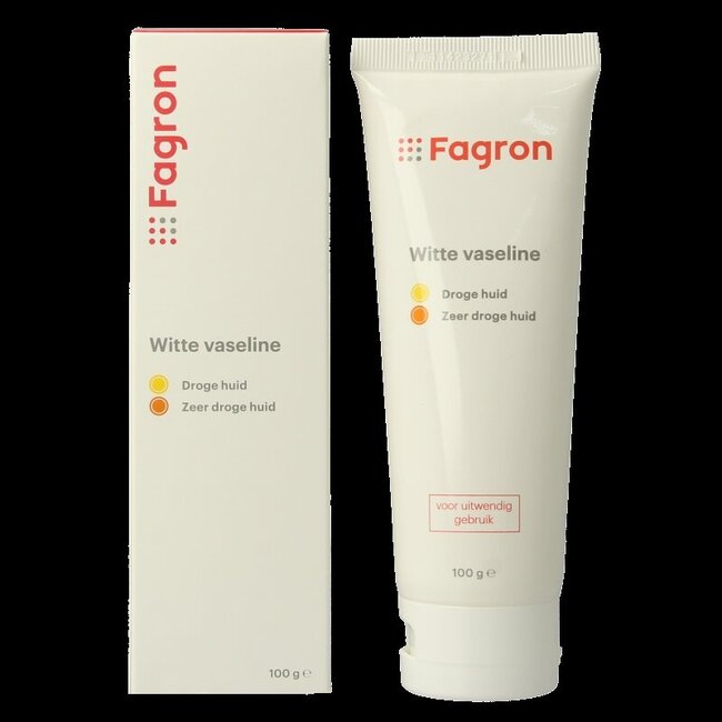 Fagron Vaseline album wit tube doosje en bijsluiter 100 Gram