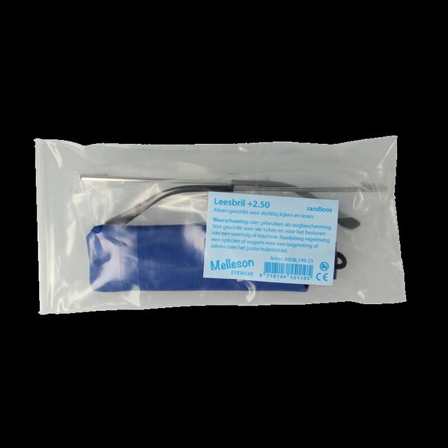 IBD Lunettes de lecture universelles sans monture +2.50 1 pièce