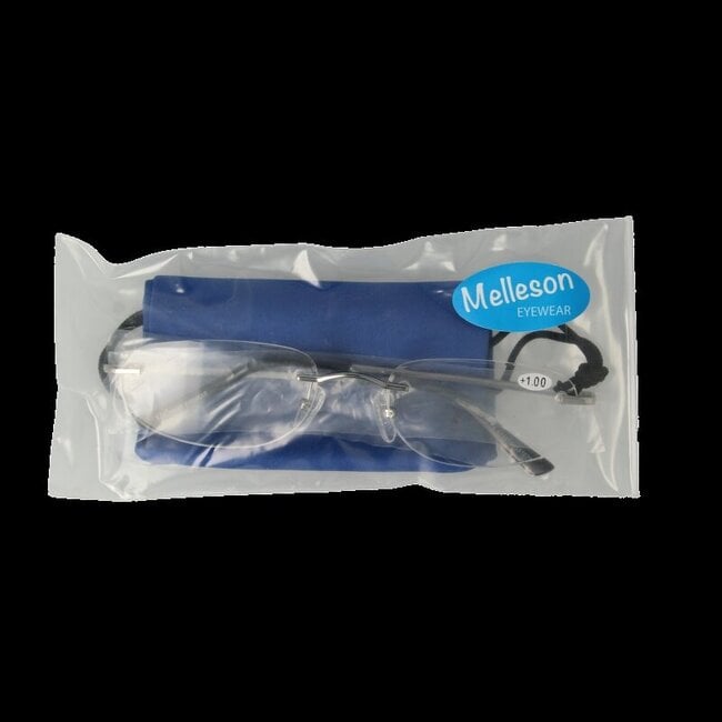 Leesbril universeel randloos +1.00 1 Stuks