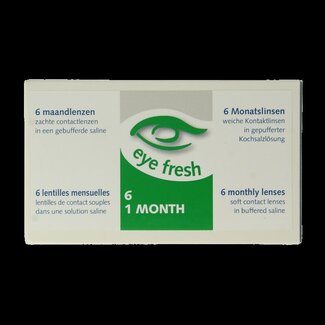 Eyefresh Eyefresh Lentilles mensuelles -4.75 6 pièces