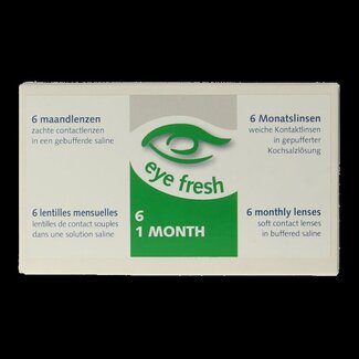 Eyefresh Eyefresh Lentilles Mensuelles -1.50 6 Pièces