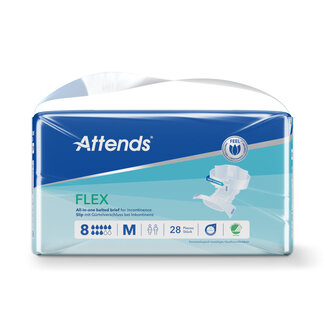 Attends Attends Flex 8 maat M 75-105cm 28 Stuks
