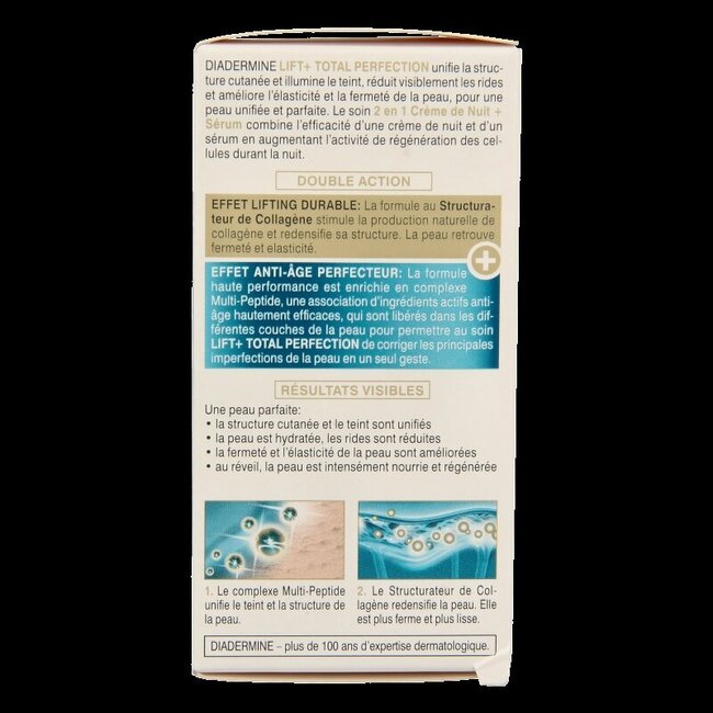 Diadermine Lift+ perfect total perfection night cream & serum 50 Milliliter