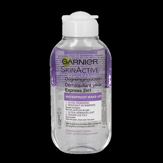 Garnier Skin naturals express oogreinigingslotion 2-in-1 125 Milliliter