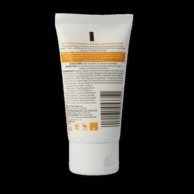 Palmers Shea formula raw shea hand cream 60 Gram