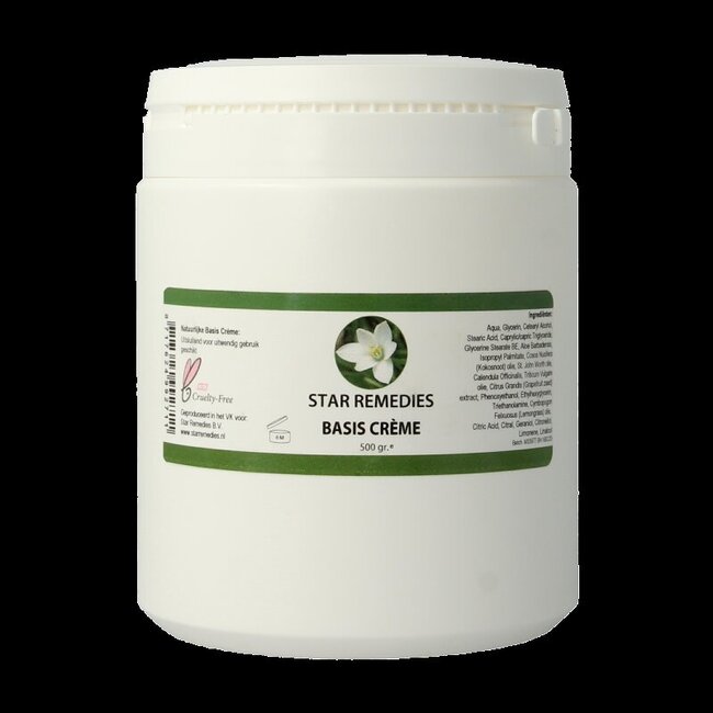 Basis creme 100% natuurlijk 500 Gram
