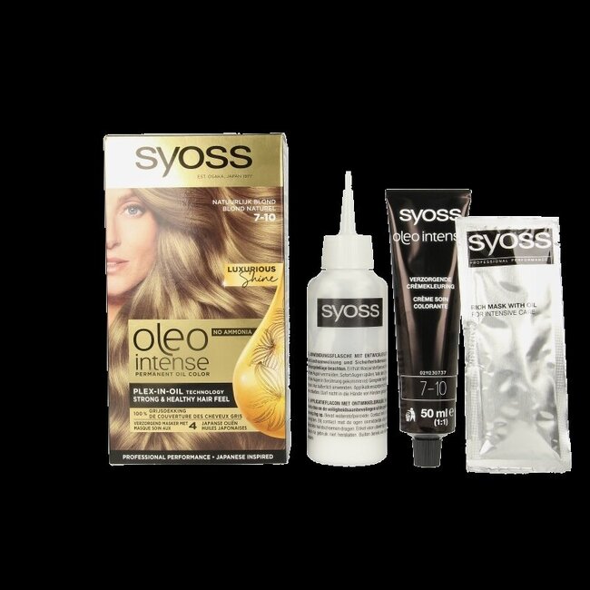 Syoss Color Oleo Intense 7-10 natuurlijk blond haarverf 1 Set