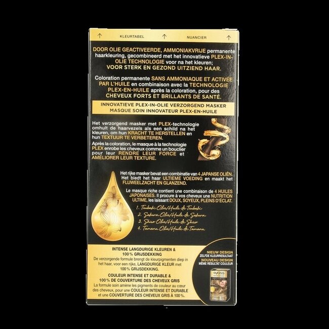 Syoss Color Oleo Intense 7-10 Blond Naturel - Coloration Permanente 1 Set