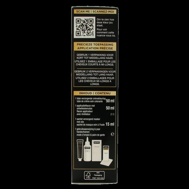 Syoss Color Oleo Intense 4-60 goudbruin haarverf 1 Set