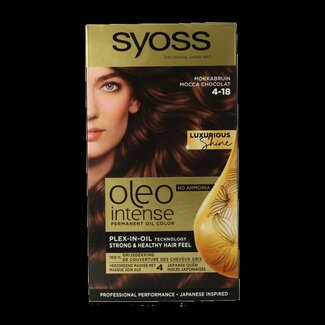 Syoss Color Oleo Intense 4-18 mokkabruin haarverf 1 Set