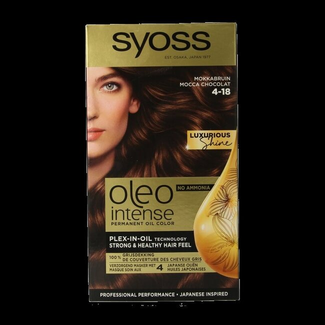 Color Oleo Intense 4-18 mokkabruin haarverf 1 Set