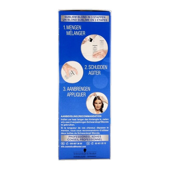 Schwarzkopf Blonde coloration blond platine L101 1 Kit