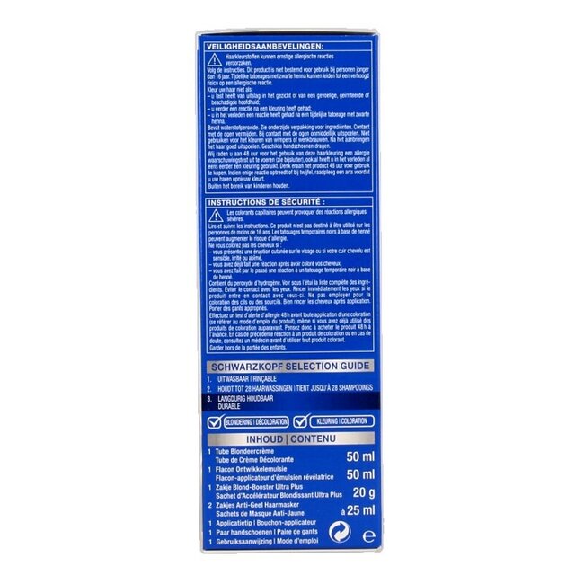 Schwarzkopf Blonde coloration blond platine L101 1 Kit