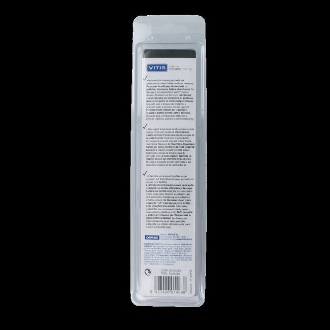 Vitis Tandenborstel implant monotip 1 Stuks