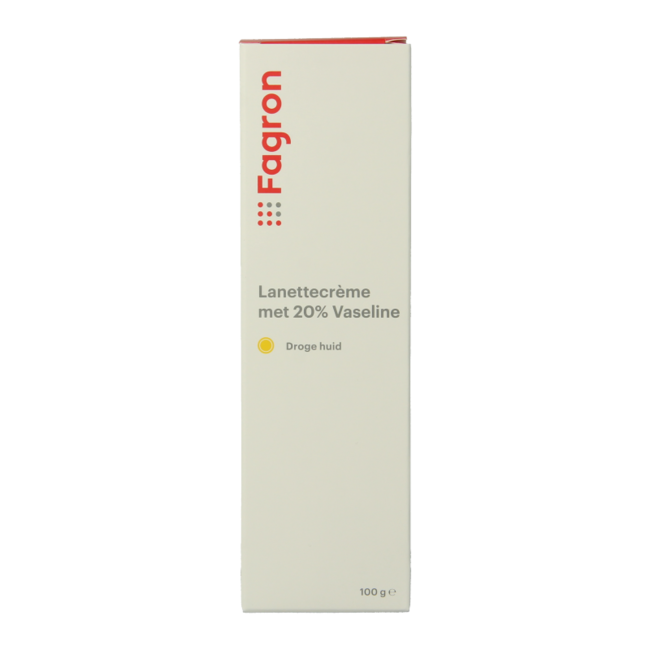 Lanettecreme met 20% vaseline 100 Gram