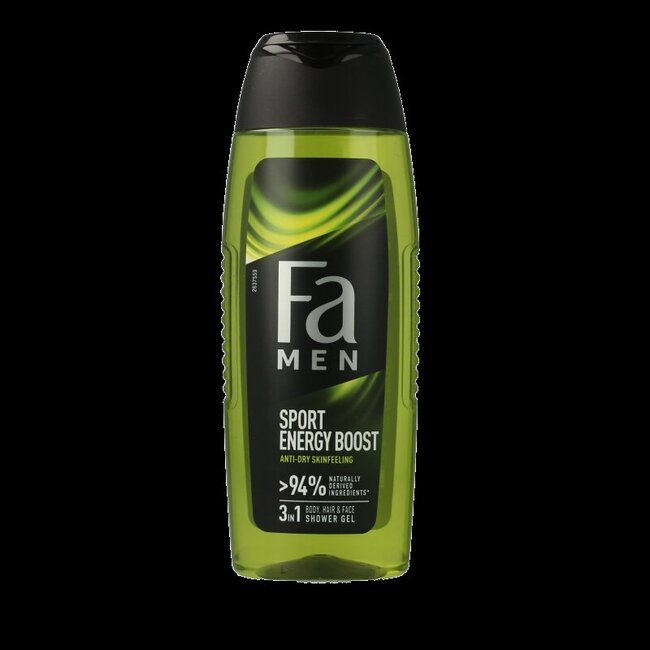 Men douchegel sport energy boost 250 Milliliter