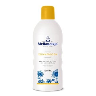 Melkmeisje Bad en douche zonnebloem/melk 1 Liter