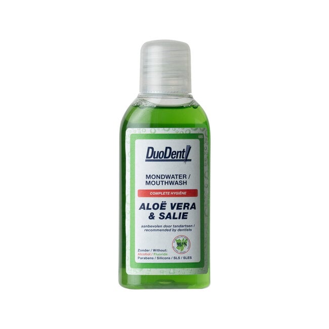 Mondwater aloe vera/salie 100 Milliliter