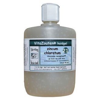 Vitazouten Zincum chloratum/mur. huidgel nr. 21 90 Milliliter