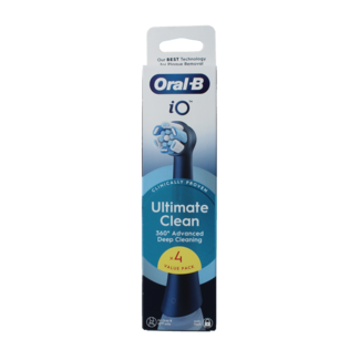 Oral B Opzetborstels ultimate clean black 4 Stuks