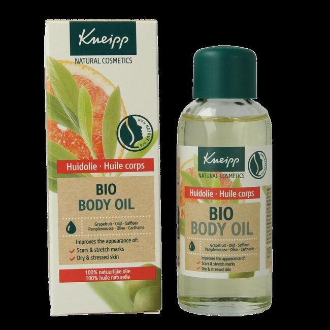 Kneipp Bio body oil huidolie grapefruit olijf saffloer 100 Milliliter