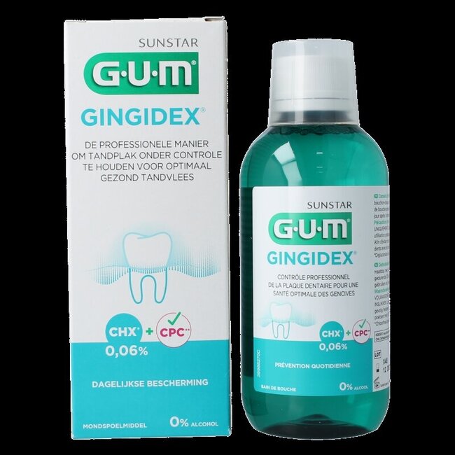 GUM Gingidex mondspoelmiddel 300 Milliliter
