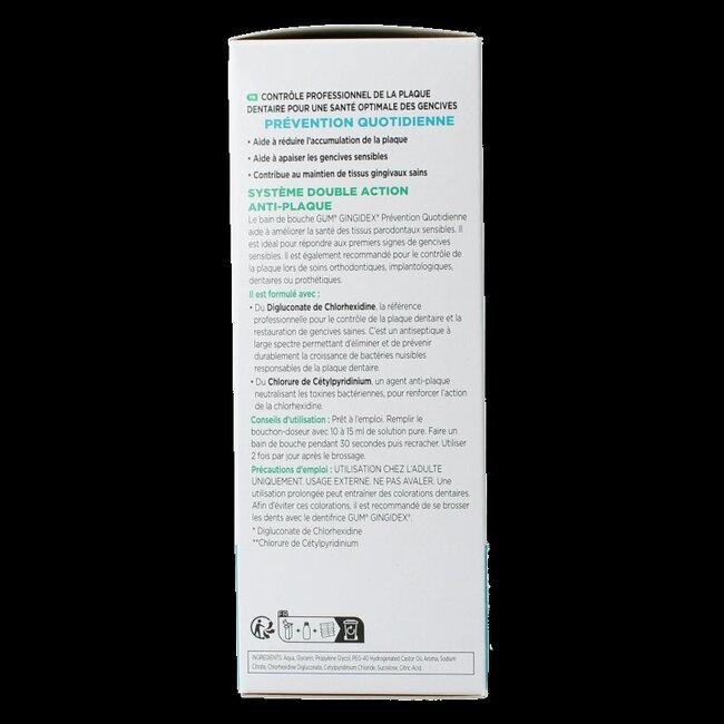 GUM Gingidex Bain de bouche 300 ml