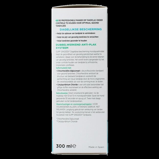 GUM Gingidex mondspoelmiddel 300 Milliliter