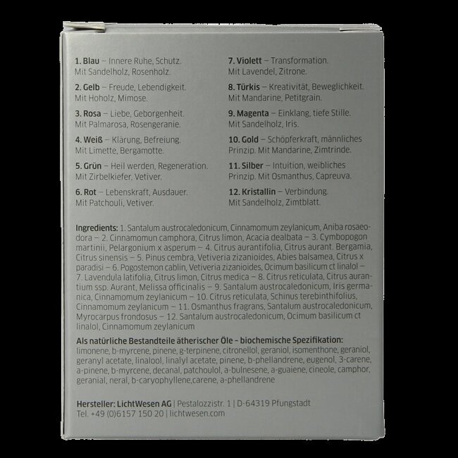 Huile Lichtwesen Elohim créativité turquoise 62 10 ml