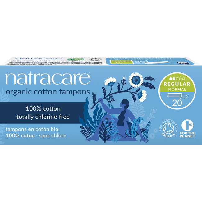 Tampons katoen normaal 20 Stuks